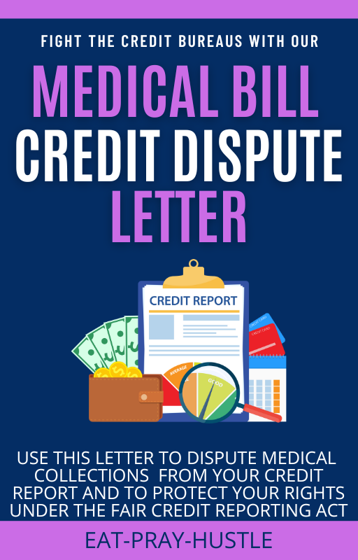 Medical Bill Credit Dispute Letters