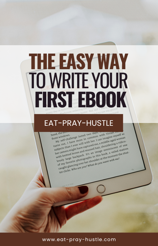 The Easy Way To Write Your First eBook